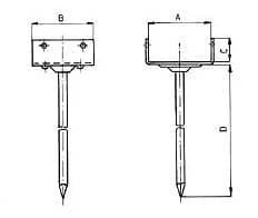 Lattenhalter 3 041 00 - 3 044 00