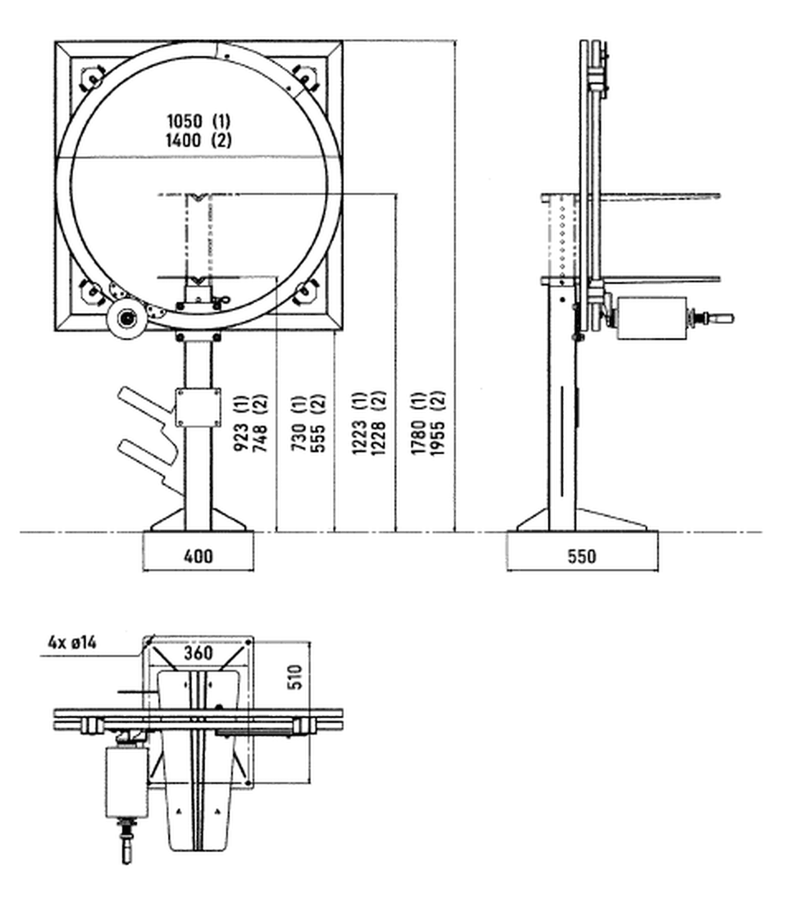 Horizontální ovinovací stroj EXR-1050WR WrapMate
