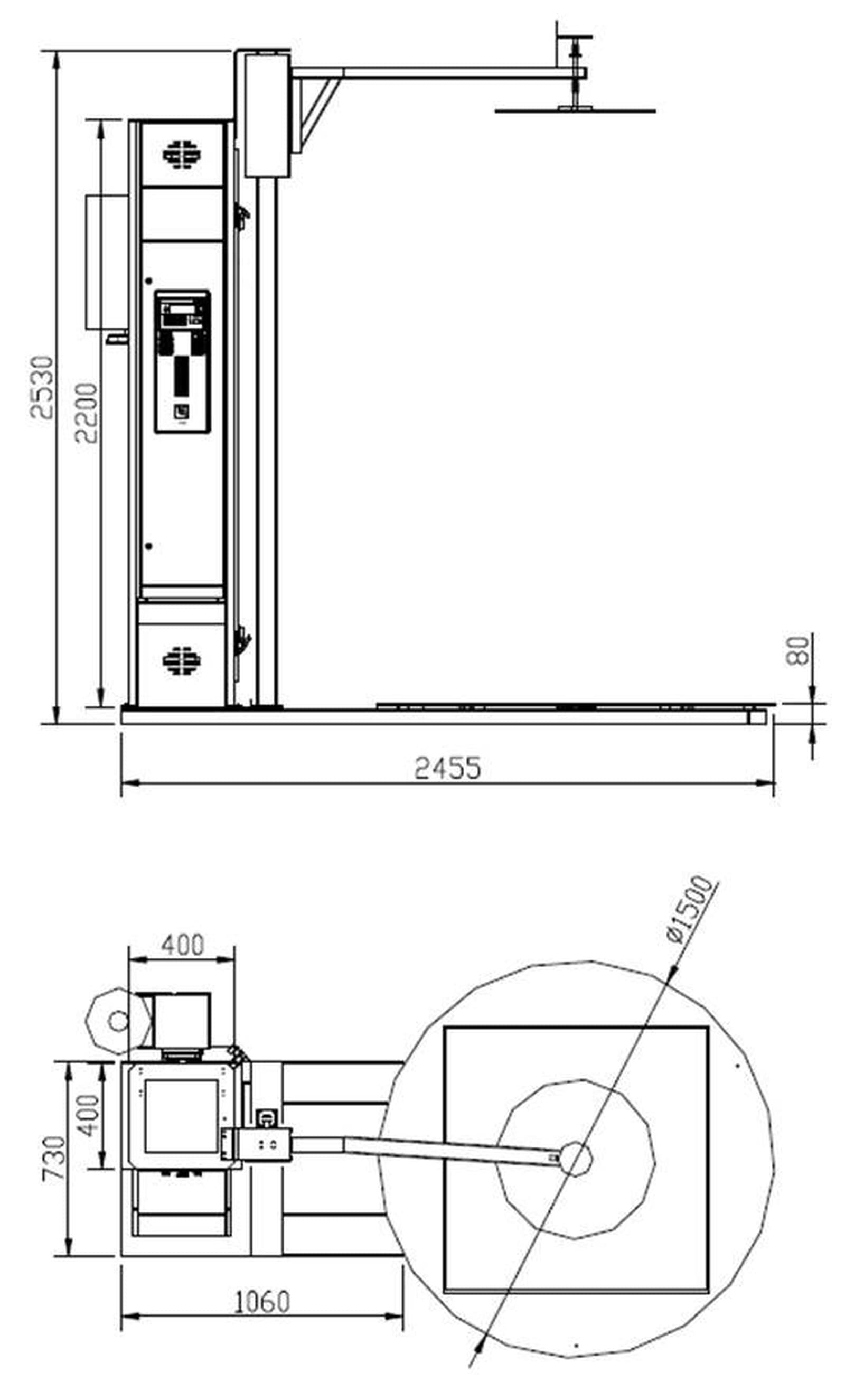 Ovinovací stroj EXP-4505 P