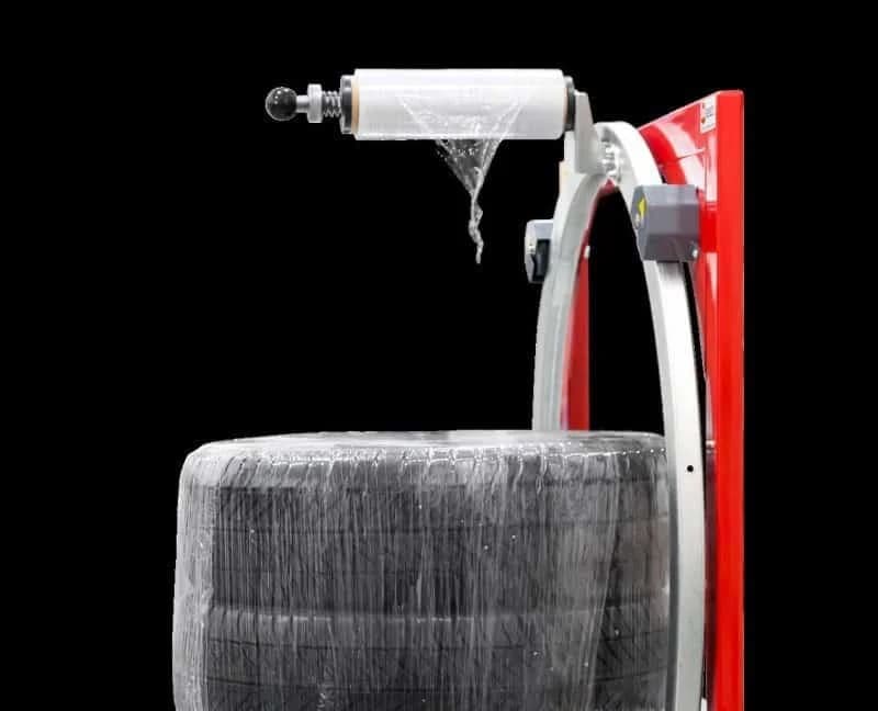Horizontální ovinovací stroj pro balení pneumatik WR1050T (1400T)