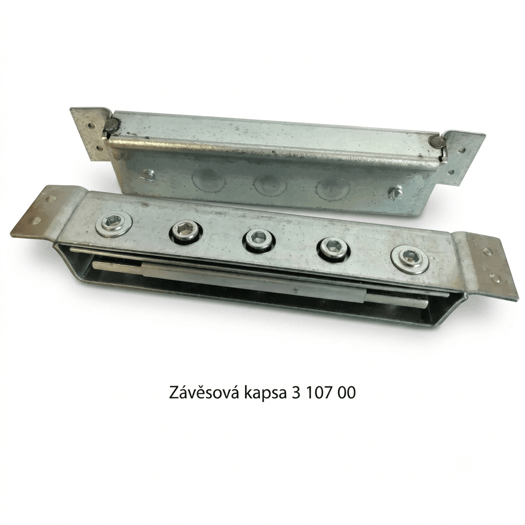 Kapsa závěsu 3 107 00 3D