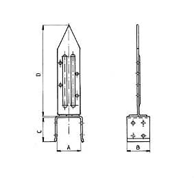 Uchwyt łaty 3 061 00