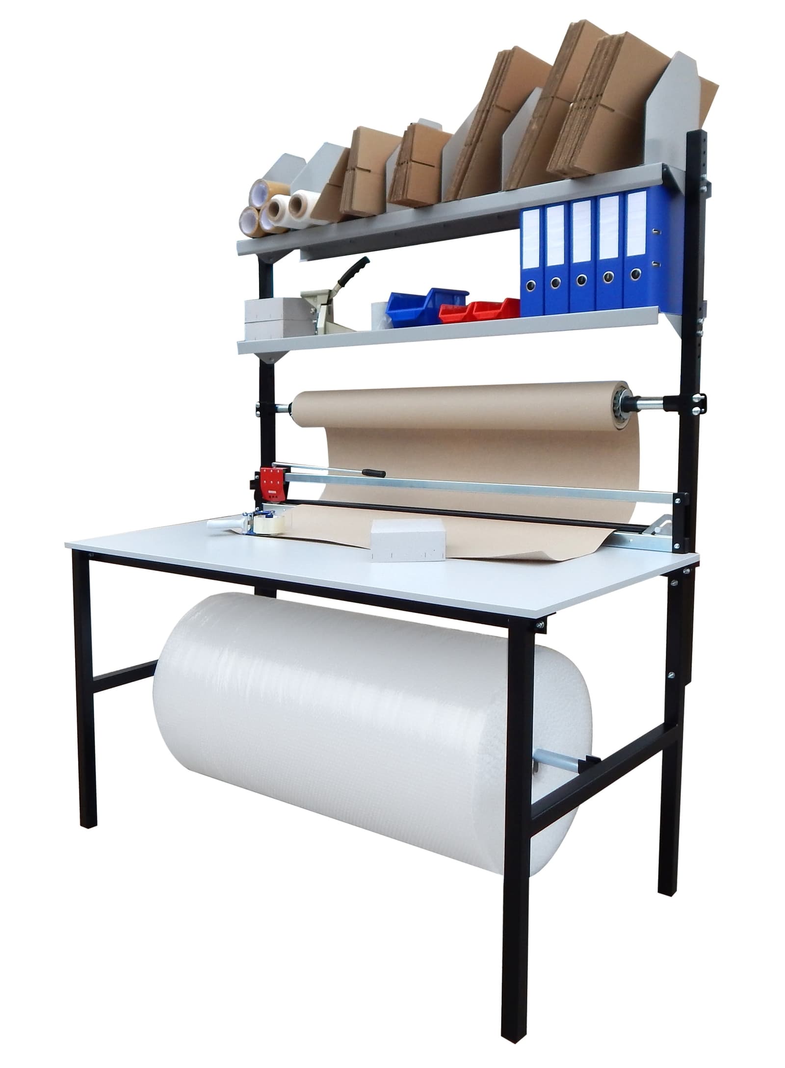 Gravity Roller Conveyor DR500, Plastic Rollers, 45° Curve, R=600 mm, Pitch=100 mm